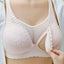 Front Button Maternity Nursing Bra Adjustable Gathered Underwear Comfortable Breastfeeding Bra for Feeding Pregnant Women Clothe - Slobuy