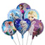 Frozen Anna Elsa Princess Birthday Party Decorations Kids Disposable Tableware Plates Cups Napkins Balloons Baby Shower Supplies - Slobuy
