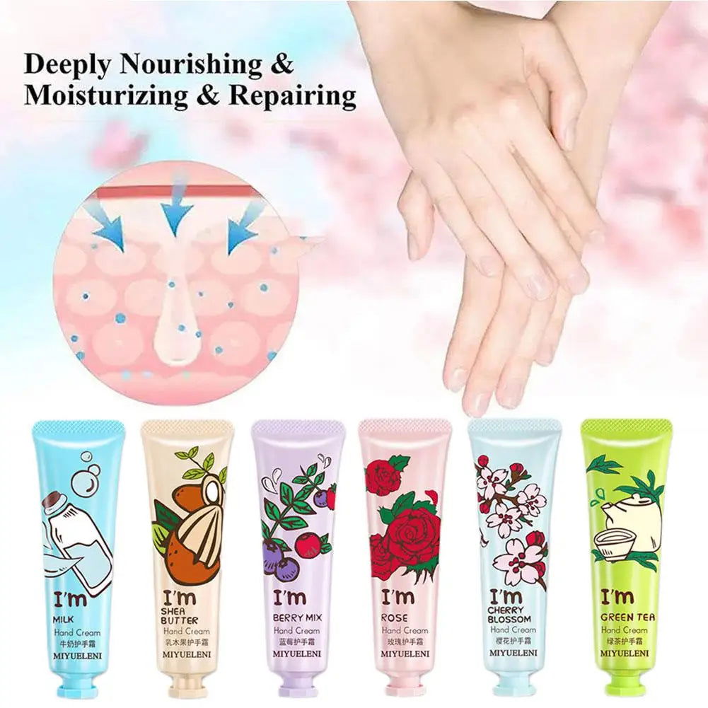 Fruit Plant Hand Cream Plant Fragrance Hand Lotion Hand Lotion Travel Size For Rough Hands Moisturizing Care Cream For Men C6Q1 - Slobuy