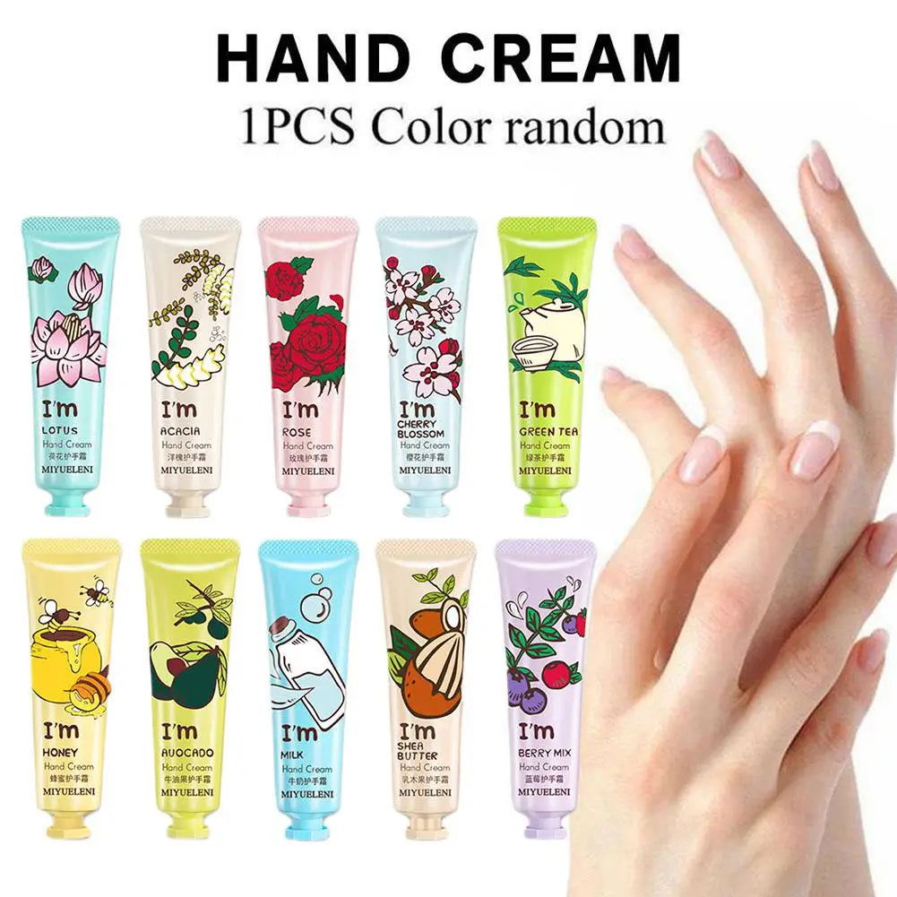 Fruit Plant Hand Cream Plant Fragrance Hand Lotion Hand Lotion Travel Size For Rough Hands Moisturizing Care Cream For Men C6Q1 - Slobuy