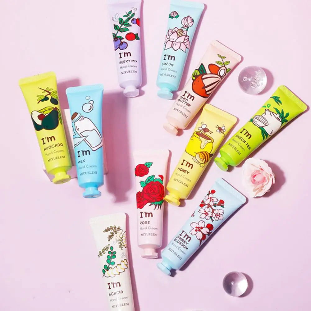 Fruit Plant Hand Cream Plant Fragrance Hand Lotion Hand Lotion Travel Size For Rough Hands Moisturizing Care Cream For Men C6Q1 - Slobuy