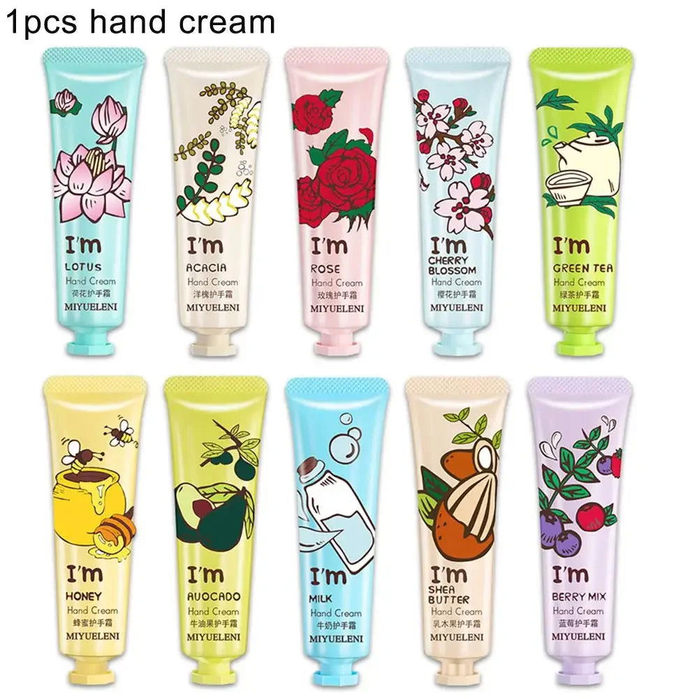 Fruit Plant Hand Cream Plant Fragrance Hand Lotion Hand Lotion Travel Size For Rough Hands Moisturizing Care Cream For Men C6Q1 - Slobuy