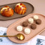 Fruit Plate Dessert Tray Stackable Oval Food Serving Tray Free Bone Dish Snack Plate Reusable Smooth Edge Food Plate for Kitchen - Slobuy