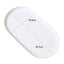 Fruit Plate Dessert Tray Stackable Oval Food Serving Tray Free Bone Dish Snack Plate Reusable Smooth Edge Food Plate for Kitchen - Slobuy