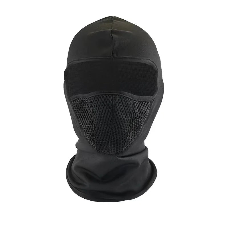 Full Face Mask Cycling Windproof Headgear Motorcycle Balaclava Breathable Outdoor Sports Men CS Mask Head Cover Hat - Slobuy