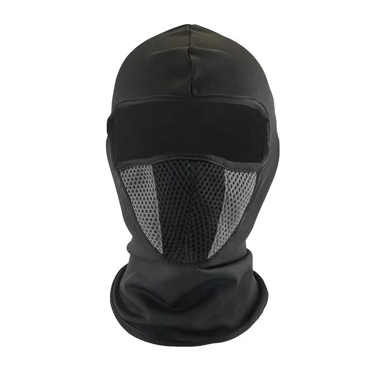 Full Face Mask Cycling Windproof Headgear Motorcycle Balaclava Breathable Outdoor Sports Men CS Mask Head Cover Hat - Slobuy