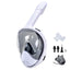 Full Face Snorkel Mask with Detachable Camera Mount,Snorkeling Swimming Diving Mask Wide View Anti-Fog Anti-Leak for Adult Kids - Slobuy