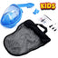 Full Face Snorkel Mask with Detachable Camera Mount,Snorkeling Swimming Diving Mask Wide View Anti-Fog Anti-Leak for Adult Kids - Slobuy