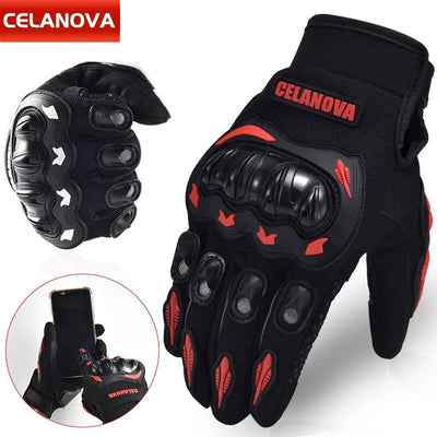Full Finger Motorcycle Gloves Men Touch Screen Off Road Motorcycle Gloves Mountain Bicycle Gloves - Slobuy