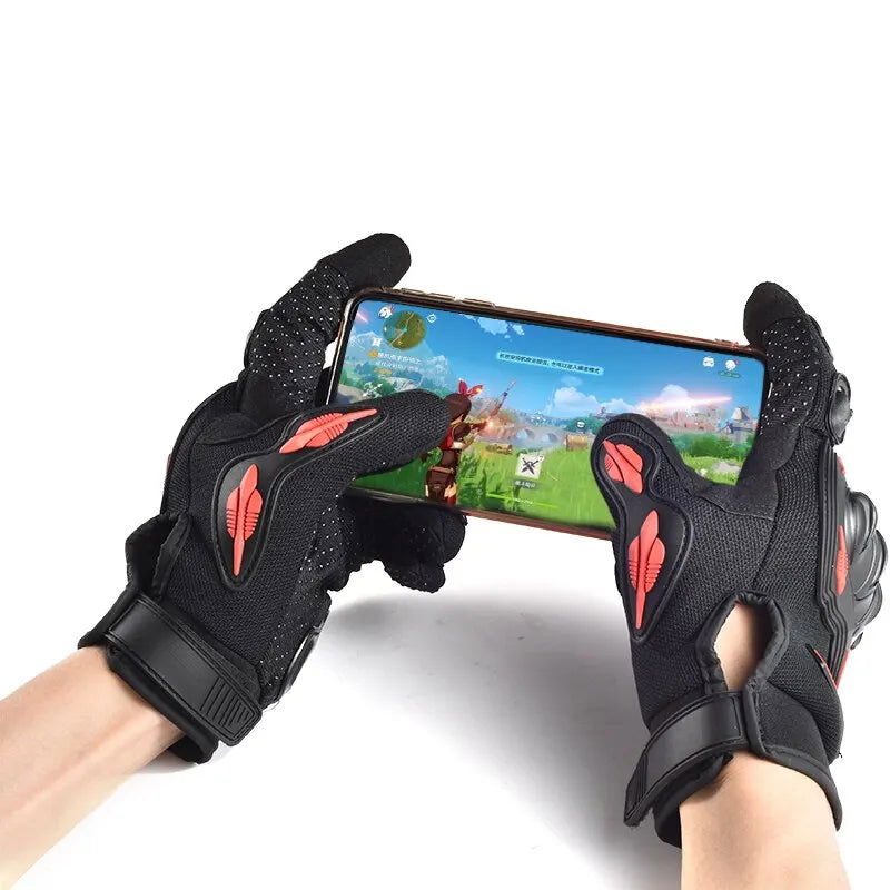 Full Finger Motorcycle Gloves Men Touch Screen Off Road Motorcycle Gloves Mountain Bicycle Gloves - Slobuy