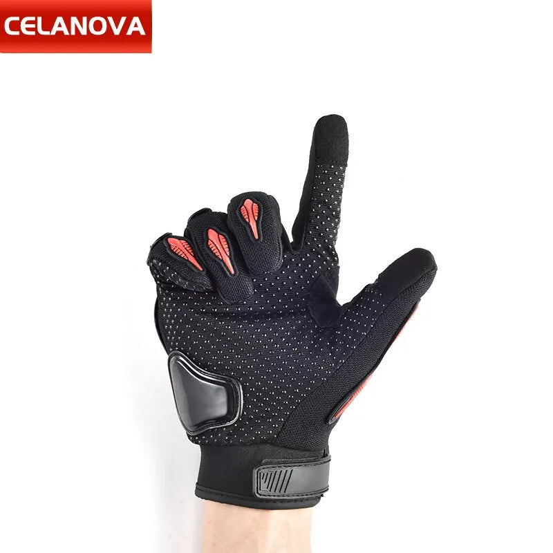 Full Finger Motorcycle Gloves Men Touch Screen Off Road Motorcycle Gloves Mountain Bicycle Gloves - Slobuy