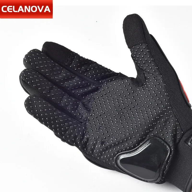 Full Finger Motorcycle Gloves Men Touch Screen Off Road Motorcycle Gloves Mountain Bicycle Gloves - Slobuy