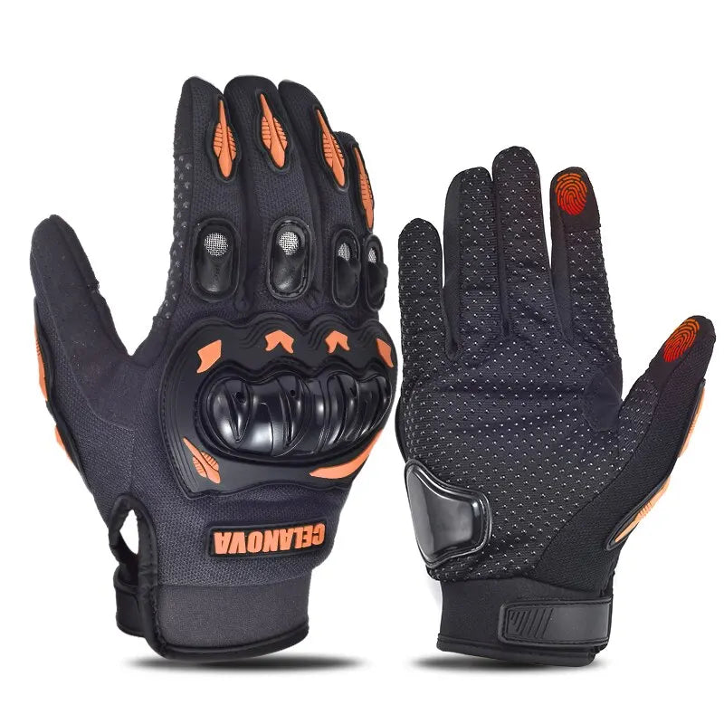 Full Finger Motorcycle Gloves Men Touch Screen Off Road Motorcycle Gloves Mountain Bicycle Gloves - Slobuy