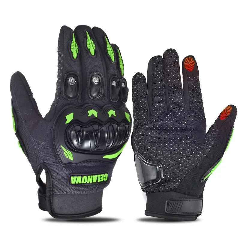 Full Finger Motorcycle Gloves Men Touch Screen Off Road Motorcycle Gloves Mountain Bicycle Gloves - Slobuy