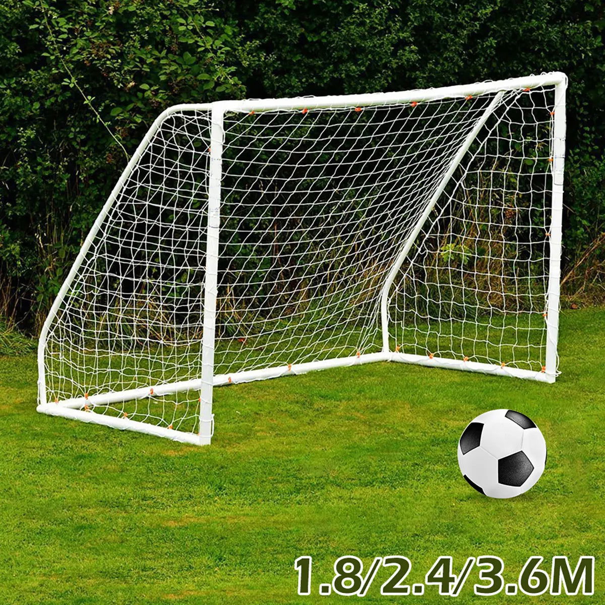 Full Size Football Net For Soccer Goal Post Junior Sports Training 1.8M X 1.2M 2.4M X 1.8M 3.6M X 1.8M Football Net High Qual - Slobuy