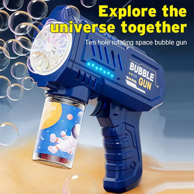 Fully Automatic Space Bubble Blowing Toy Bubble Gun Outdoor Bubble Machine Gift Holiday Gift Toy (Without Bubble Water) - Slobuy