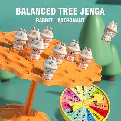 Fun Frog Balance Tree Children Montessori Math Toys Balancing Board Game Parent-child Interaction Tabletop Balance Game Toy Gift - Slobuy