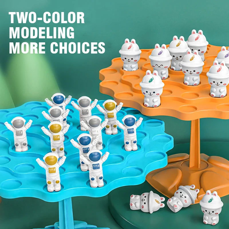 Fun Frog Balance Tree Children Montessori Math Toys Balancing Board Game Parent-child Interaction Tabletop Balance Game Toy Gift - Slobuy