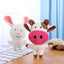 Fun Pet Toy Donkey Shape Corduroy Chew Toy For Dogs Puppy Squeaker Squeaky Plush Bone Molar Dog Toy Pet Training Dog Accessories - Slobuy