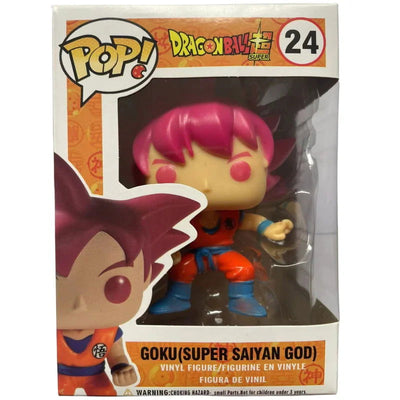 Funko POP Dragon Ball Z Figure Super Saiyan God GOKU #24 Dragon Buu Vegeta Cell Vinyl Clint Action Figure Collectible Model Toys - Slobuy