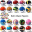 Funny Joy Pokemoning Toys 7Cm Elf Ball 2-3cm Anime Action PokeBall Figures Monster Toy Model Dolls Children Christmas Gift - Slobuy