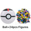 Funny Joy Pokemoning Toys 7Cm Elf Ball 2-3cm Anime Action PokeBall Figures Monster Toy Model Dolls Children Christmas Gift - Slobuy