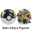Funny Joy Pokemoning Toys 7Cm Elf Ball 2-3cm Anime Action PokeBall Figures Monster Toy Model Dolls Children Christmas Gift - Slobuy
