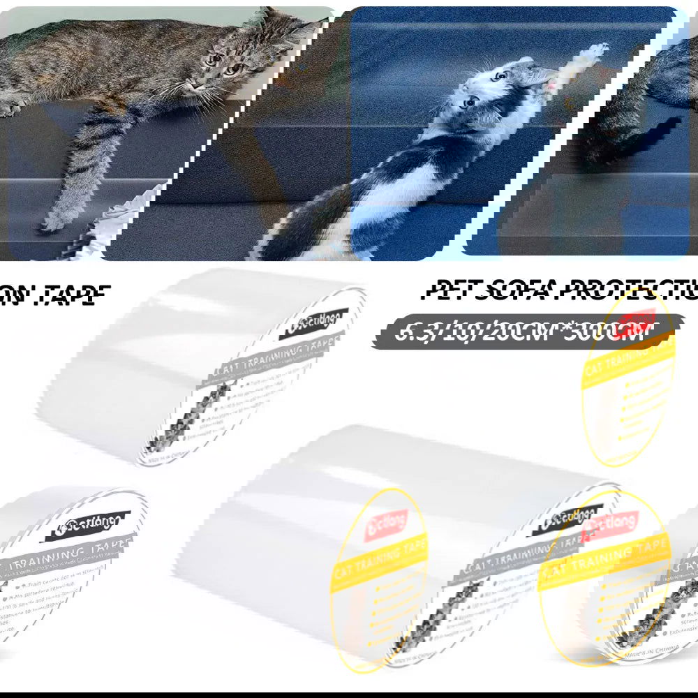 Furniture Protectors From Cats Scratch Anti Scratch Cat Training Tape Safe Clear Tapes Couch Protectors Sofa Corner Scratching - Slobuy
