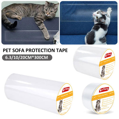Furniture Protectors From Cats Scratch Anti Scratch Cat Training Tape Safe Clear Tapes Couch Protectors Sofa Corner Scratching - Slobuy