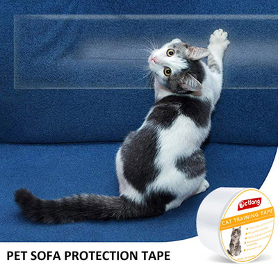 Furniture Protectors From Cats Scratch Anti Scratch Cat Training Tape Safe Clear Tapes Couch Protectors Sofa Corner Scratching - Slobuy