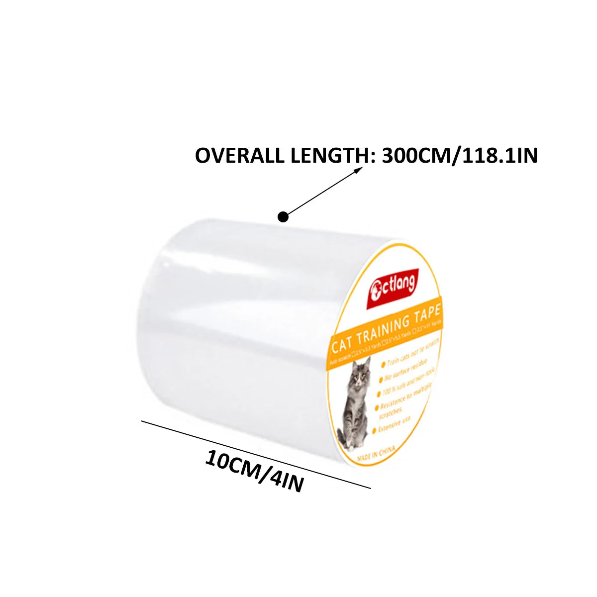 Furniture Protectors From Cats Scratch Anti Scratch Cat Training Tape Safe Clear Tapes Couch Protectors Sofa Corner Scratching - Slobuy