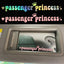 G216 15*2.3CM Passenger princess car stickers funny creative stickers for car rearview mirrors - Slobuy