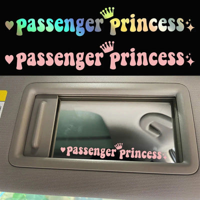 G216 15*2.3CM Passenger princess car stickers funny creative stickers for car rearview mirrors - Slobuy