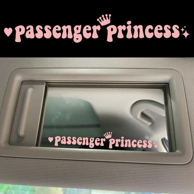 G216 15*2.3CM Passenger princess car stickers funny creative stickers for car rearview mirrors - Slobuy