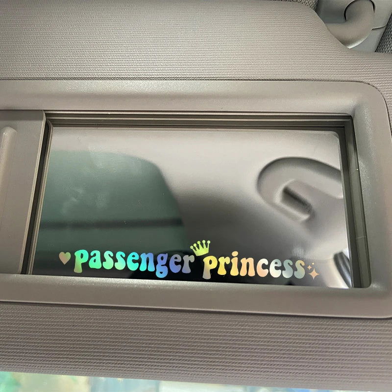 G216 15*2.3CM Passenger princess car stickers funny creative stickers for car rearview mirrors - Slobuy