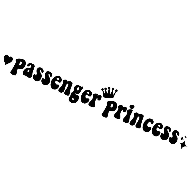 G216 15*2.3CM Passenger princess car stickers funny creative stickers for car rearview mirrors - Slobuy