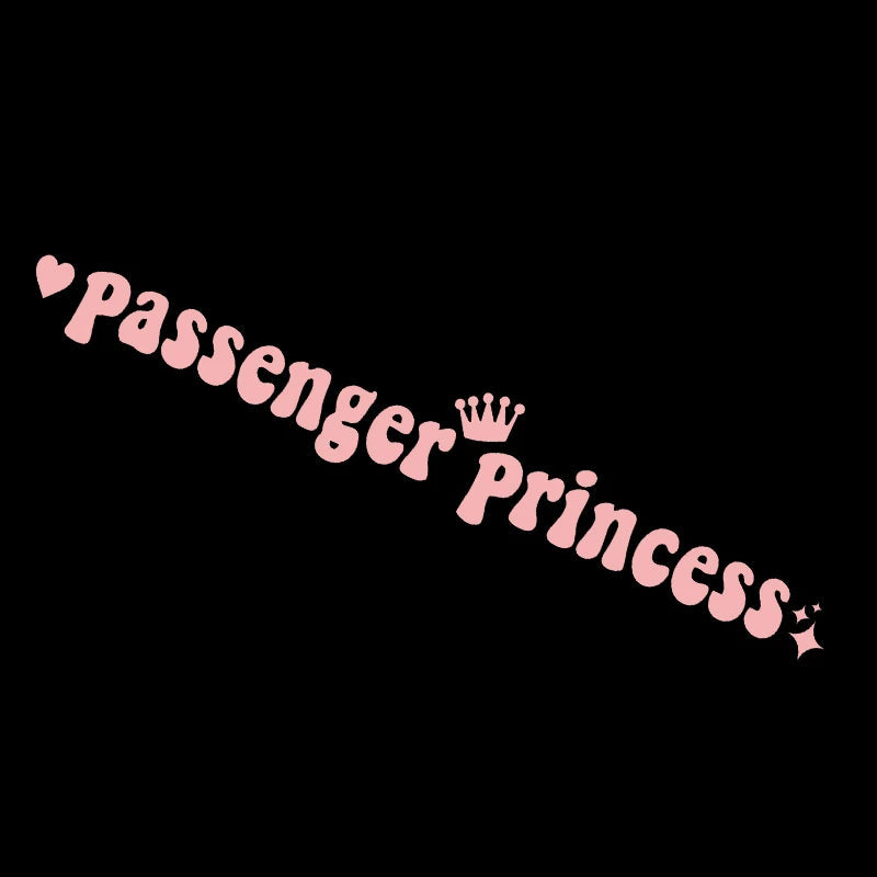 G216 15*2.3CM Passenger princess car stickers funny creative stickers for car rearview mirrors - Slobuy