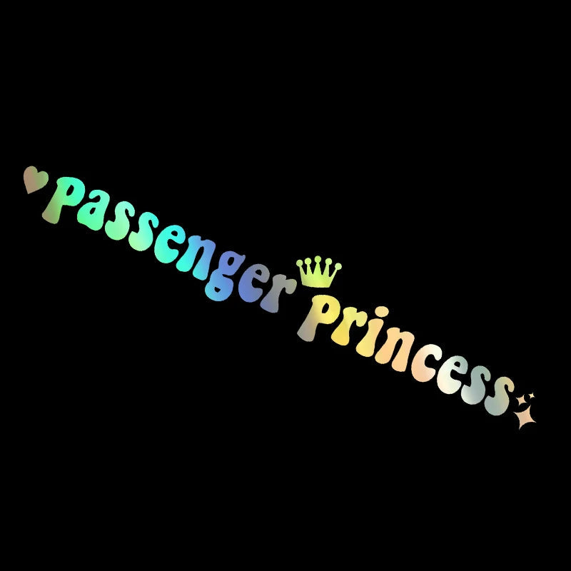 G216 15*2.3CM Passenger princess car stickers funny creative stickers for car rearview mirrors - Slobuy