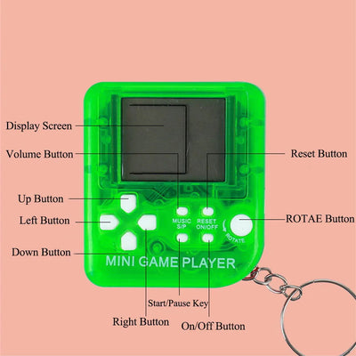 GAMINJA Retro Mini Handheld Game Players Classic Electronic Games Hand Held Console Game Child Puzzle Gaming Console Toys Gift - Slobuy