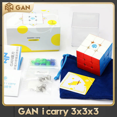GAN 356 ICarry 3x3 Magnetic Magic Cube 3x3x3 Magnets Smart Speed Puzzle GAN CUBE Brain Teasers GAN 356 I Carry Educational Toys - Slobuy