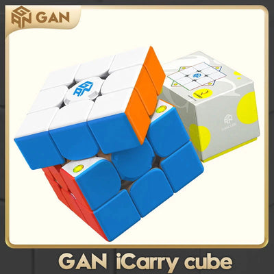 GAN 356 ICarry 3x3 Magnetic Magic Cube 3x3x3 Magnets Smart Speed Puzzle GAN CUBE Brain Teasers GAN 356 I Carry Educational Toys - Slobuy