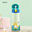 GIANXI Kids Stainless Steel Straw Thermos Mug With Case Cartoon Leak-Proof Vacuum Flask Children Thermal Water Bottle Thermocup - Slobuy