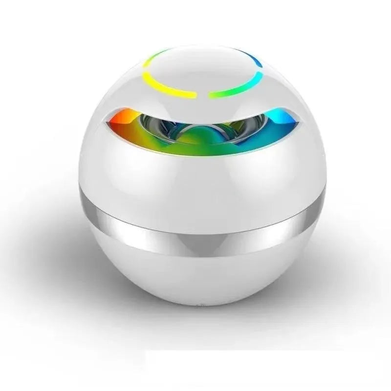 GS009 Globe Bluetooth Speaker Colorful Breathing Lights Flash With Music Portable Outdoor Home Card Mini Speakers - Slobuy