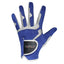 GVOVLVF Men's Golf Glove One Pc  2 Color Options Improved Grip System Cool Comfortable Blue White color left right hand NEW - Slobuy