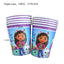 Gabby Dollhouse Cats Birthday Decoration Balloon Disposable Tableware Cat Balloons Kids Gabby Doll House Figures Party Supplies - Slobuy