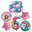 Gabby Dollhouse Cats Birthday Decoration Balloon Disposable Tableware Cat Balloons Kids Gabby Doll House Figures Party Supplies - Slobuy