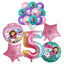 Gabby Dollhouse Cats Birthday Decoration Balloon Disposable Tableware Cat Balloons Kids Gabby Doll House Figures Party Supplies - Slobuy