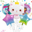 Gabby Dollhouse Cats Birthday Decoration Balloon Disposable Tableware Cat Balloons Kids Gabby Doll House Figures Party Supplies - Slobuy