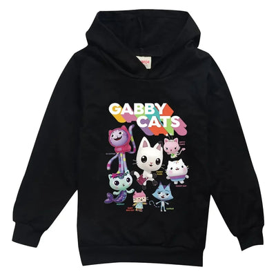 Gabbys Doll House Hoodie Children Spring Autumn Kids Long Sleeve Coats Boys  Gabbys Cats Sweatshirt Girls Casual Clothes - Slobuy