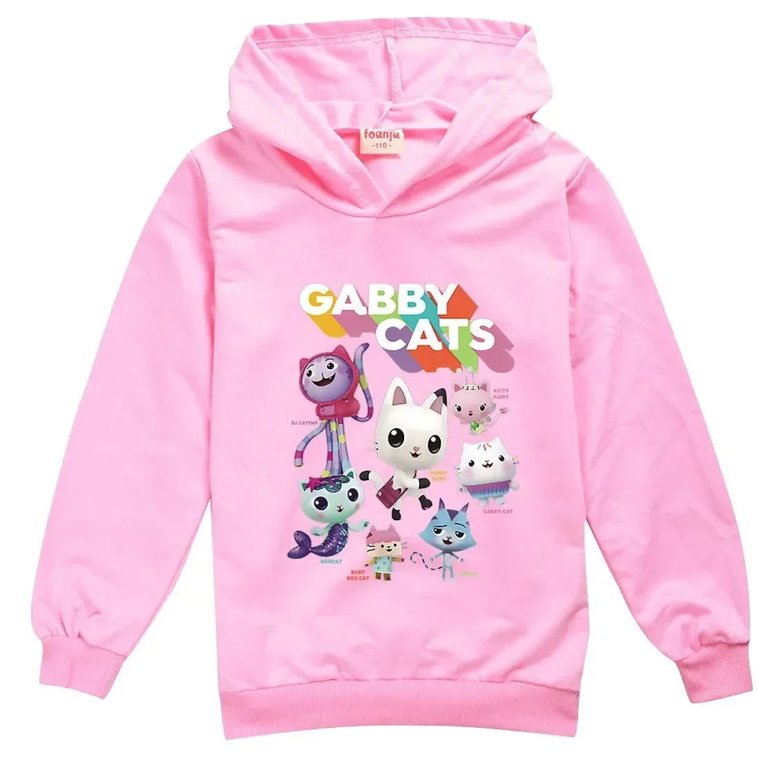Gabbys Doll House Hoodie Children Spring Autumn Kids Long Sleeve Coats Boys  Gabbys Cats Sweatshirt Girls Casual Clothes - Slobuy